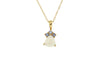 14k Yellow Gold Multi Gem Necklace/Pendants