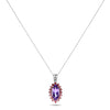 10k White Gold Multi Gem Necklace/Pendants