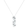 10k White Gold Mother of Pearl Necklace/Pendants