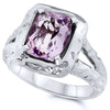Silver Amethyst Rings