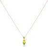 14k Yellow Gold Peridot Necklace/Pendants