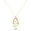 14k Yellow Gold Diamond Necklace/Pendants
