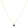 14k Yellow Gold Sapphire Necklace/Pendants