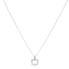 14k White Gold Diamond Necklace/Pendants