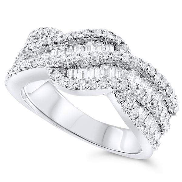 14k White Gold Diamond Rings