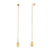 10k Yellow Gold Citrine Earrings
