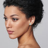 10k White Gold Multi Gem Earrings