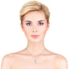 14k White Gold Aquamarine Necklace/Pendants