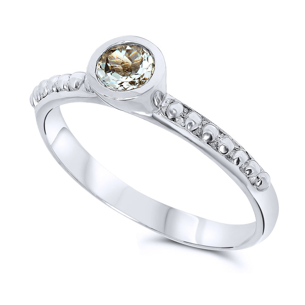 Silver Topaz Rings