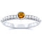 Silver Citrine Rings