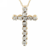 14k Yellow Gold Diamond Necklace/Pendants