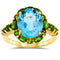 10k Yellow Gold Multi Gem Rings