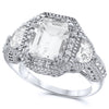 Silver Sapphire Rings