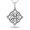 10k White Gold Diamond Necklace/Pendants
