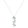 10k White Gold Mother of Pearl Necklace/Pendants