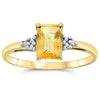 10k Yellow Gold Citrine Rings