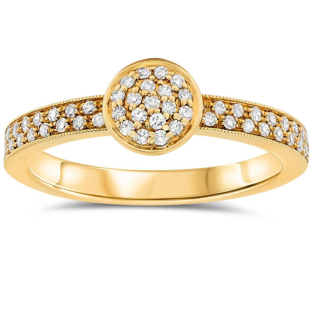 14k Yellow Gold Diamond Rings