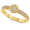 14k Yellow Gold Diamond Rings