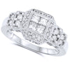 14k White Gold Diamond Rings