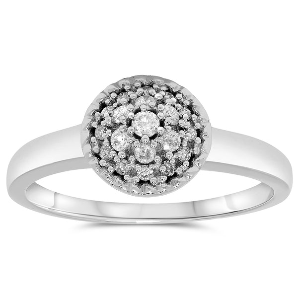 10k White Gold Diamond Rings