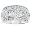 10k White Gold Diamond Rings