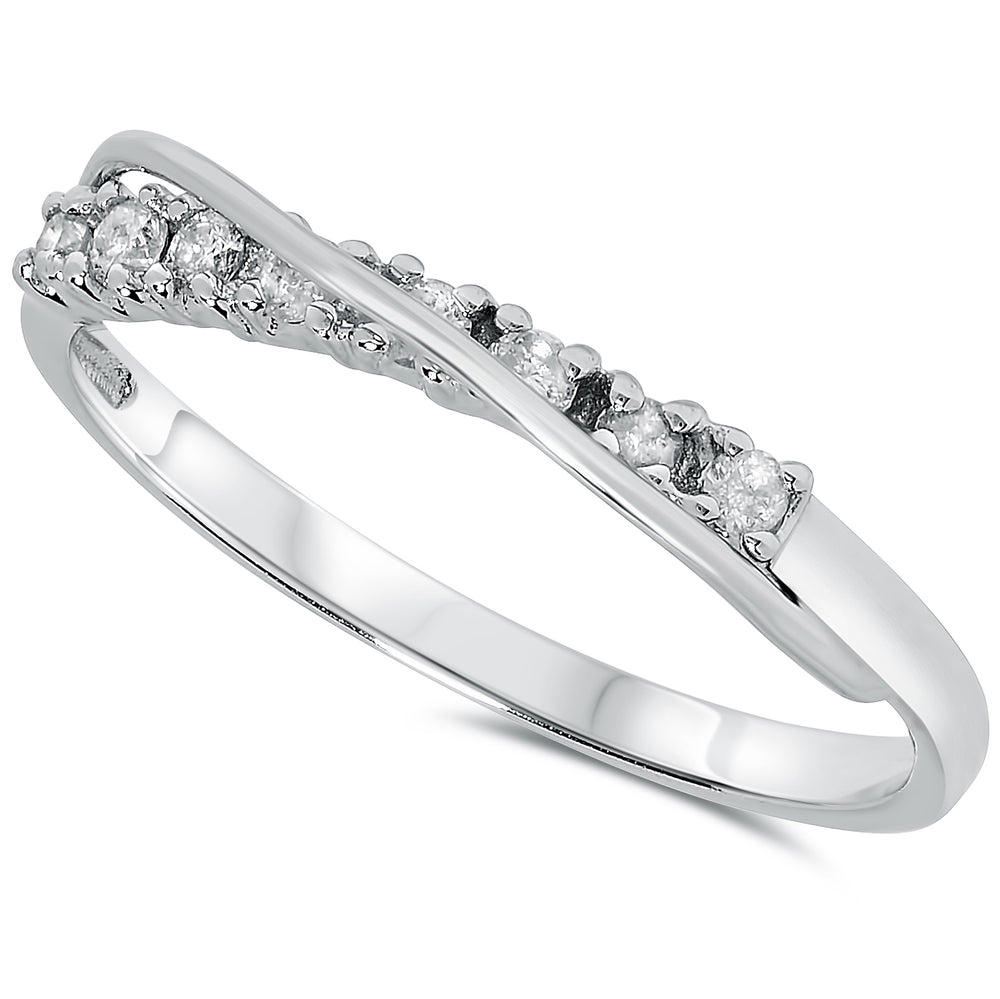10k White Gold Diamond Rings