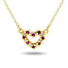 14k Yellow Gold Ruby Necklace/Pendants