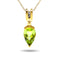 14k Yellow Gold Peridot Necklace/Pendants