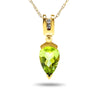 14k Yellow Gold Peridot Necklace/Pendants