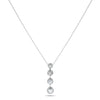 14k White Gold Diamond Necklace/Pendants