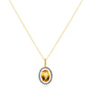 14k Yellow Gold Citrine Necklace/Pendants