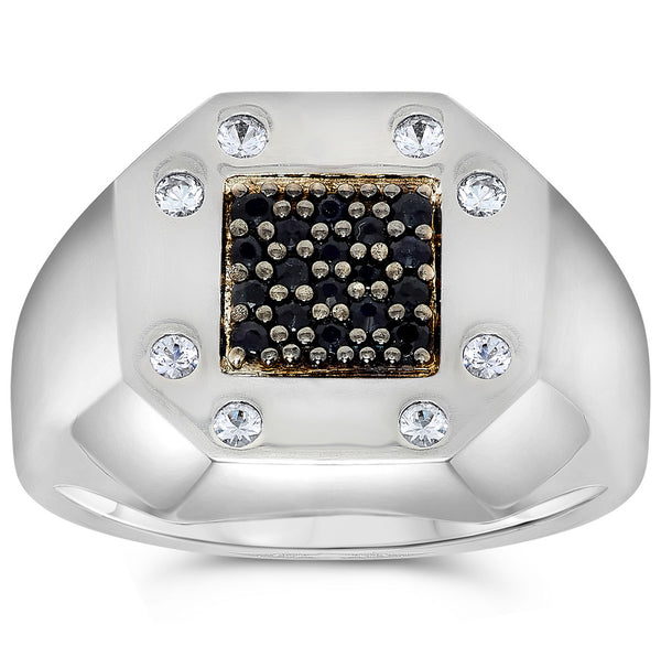 Silver Sapphire Rings