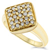 18k Yellow Gold Diamond Rings