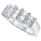 14k White Gold Diamond Rings