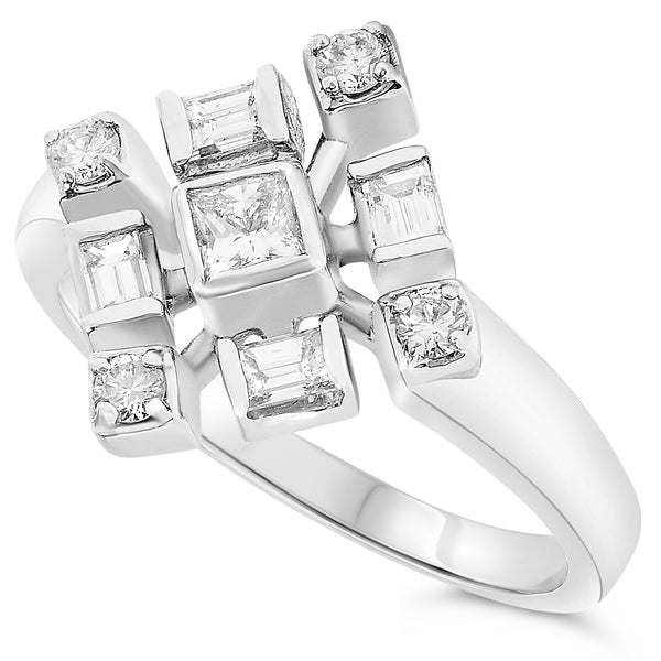 18k White Gold Diamond Rings