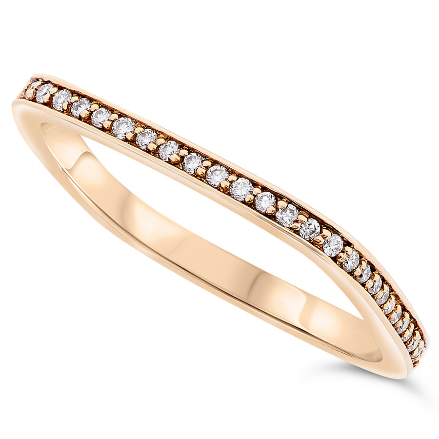 18k Rose Gold Diamond Rings