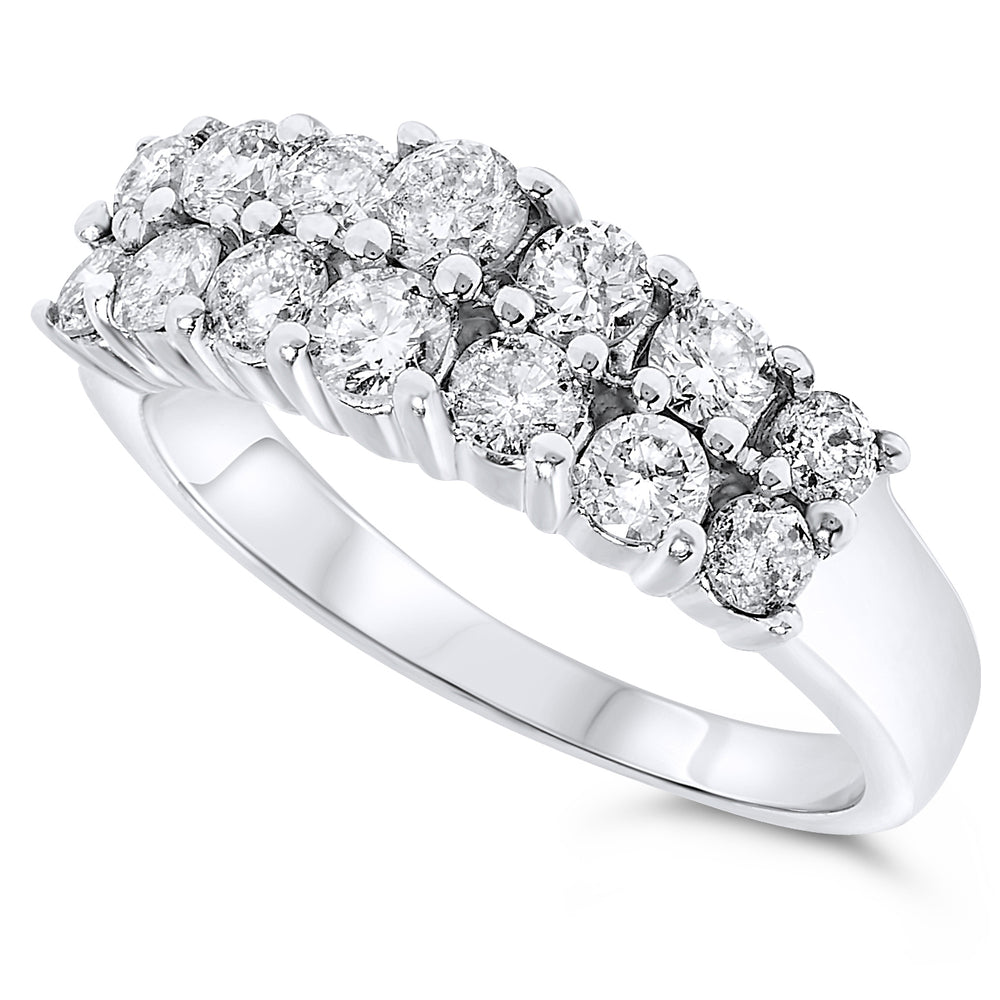 14k White Gold Diamond Rings