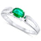 PLAT Emerald Rings