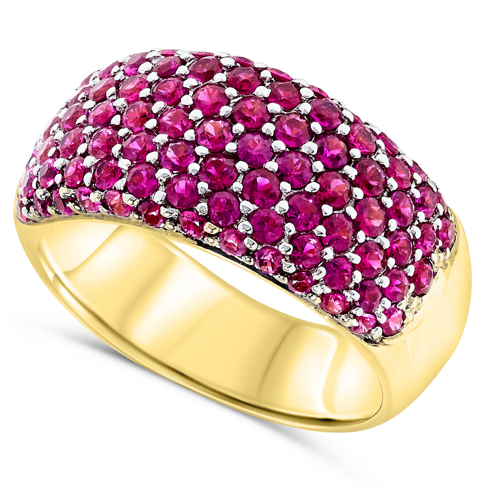 18k Yellow Gold Ruby Rings