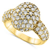 18k Yellow Gold Diamond Rings